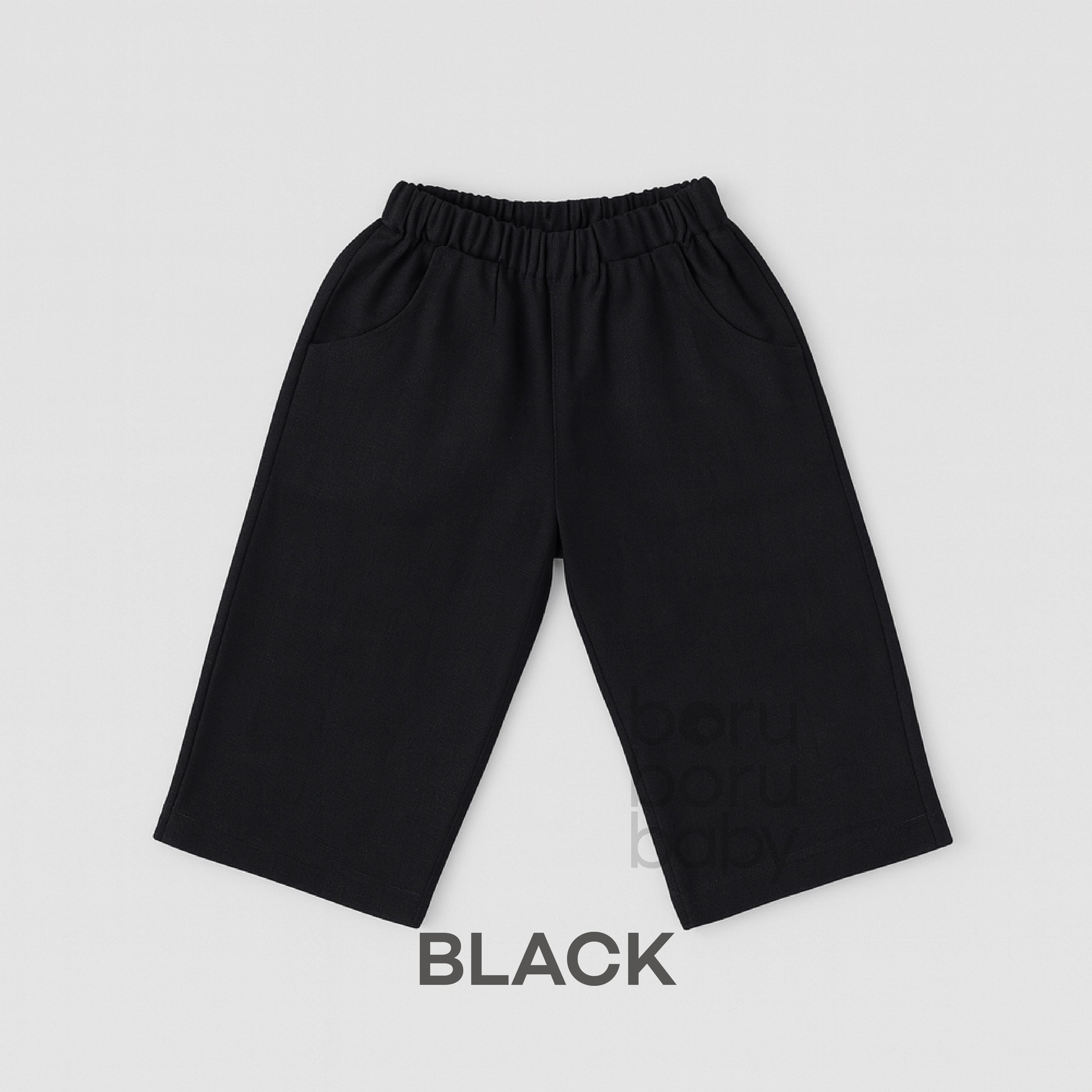 Basic Linen Long Pants - Celana panjang linen bayi & anak - Celana kulot unisex
