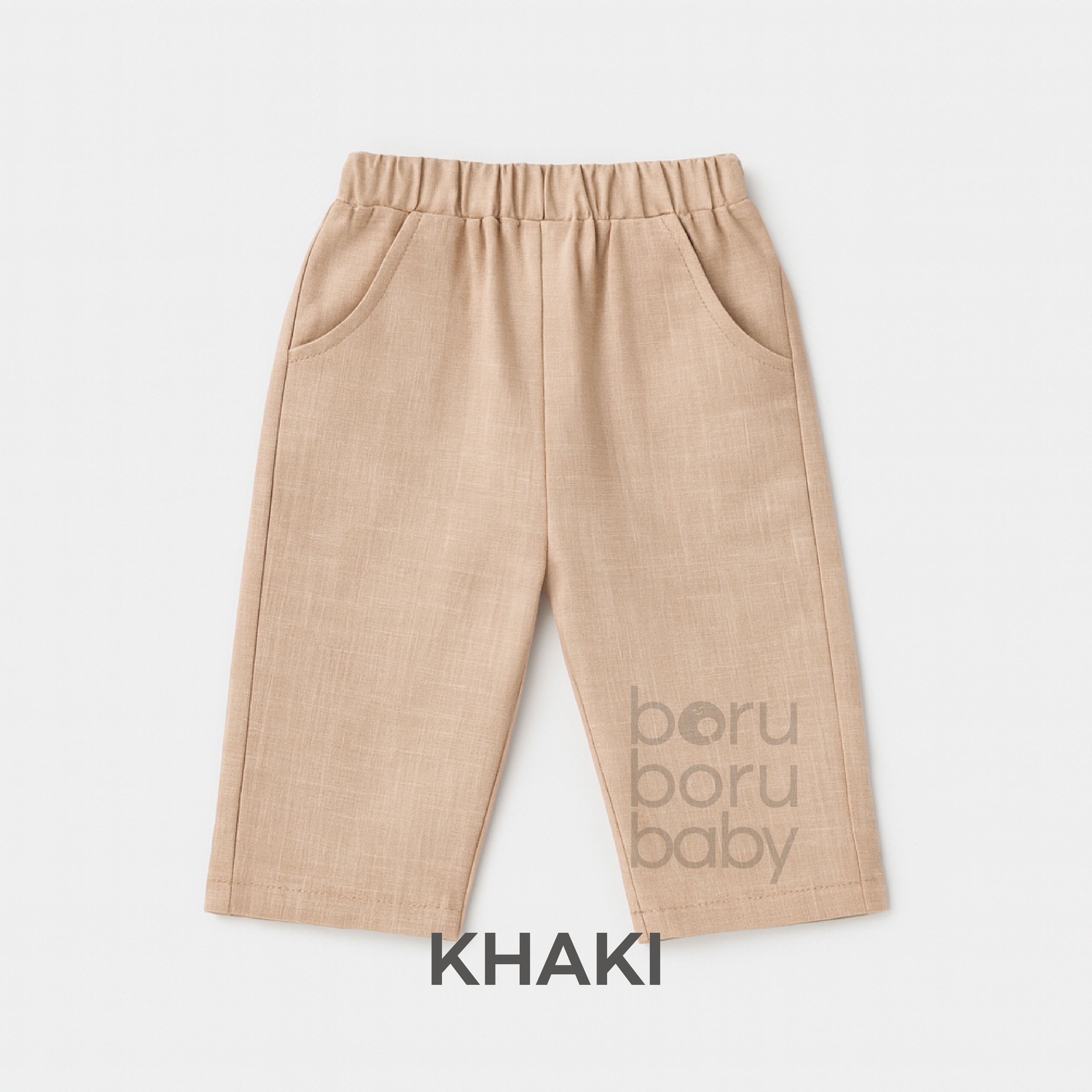 Basic Linen Long Pants - Celana panjang linen bayi & anak - Celana kulot unisex