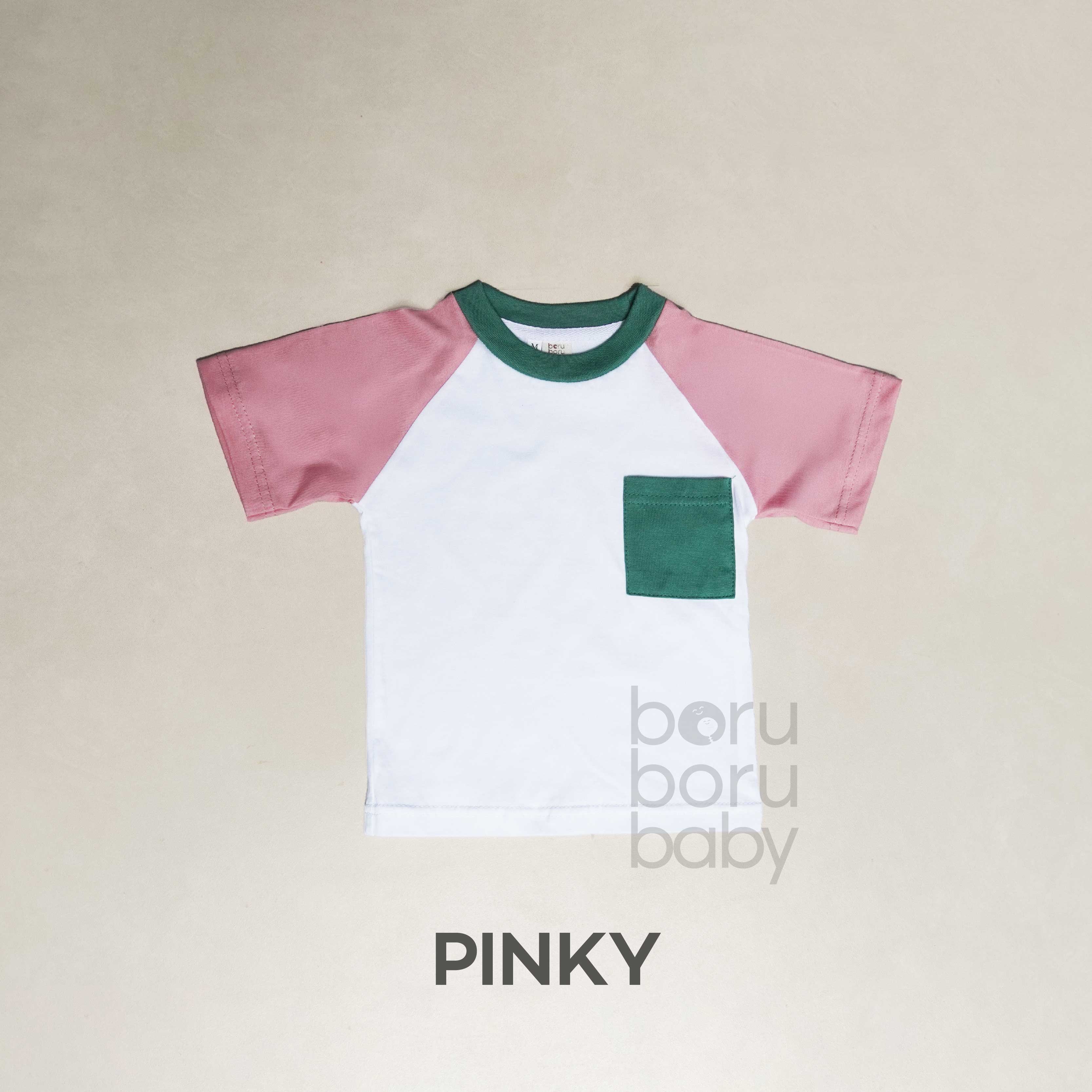 Mimo Raglan Tshirt - Kaos kombinasi basic bayi & anak - Oversize shirt