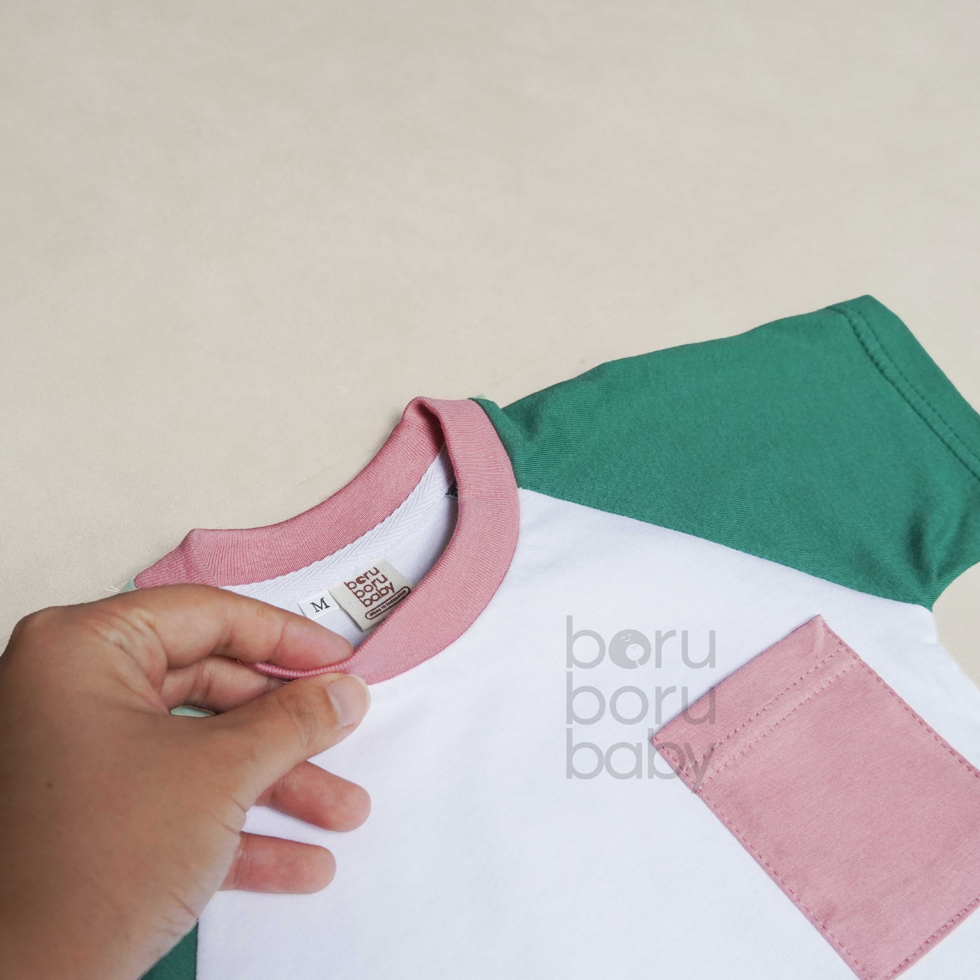 Mimo Raglan Tshirt - Kaos kombinasi basic bayi & anak - Oversize shirt