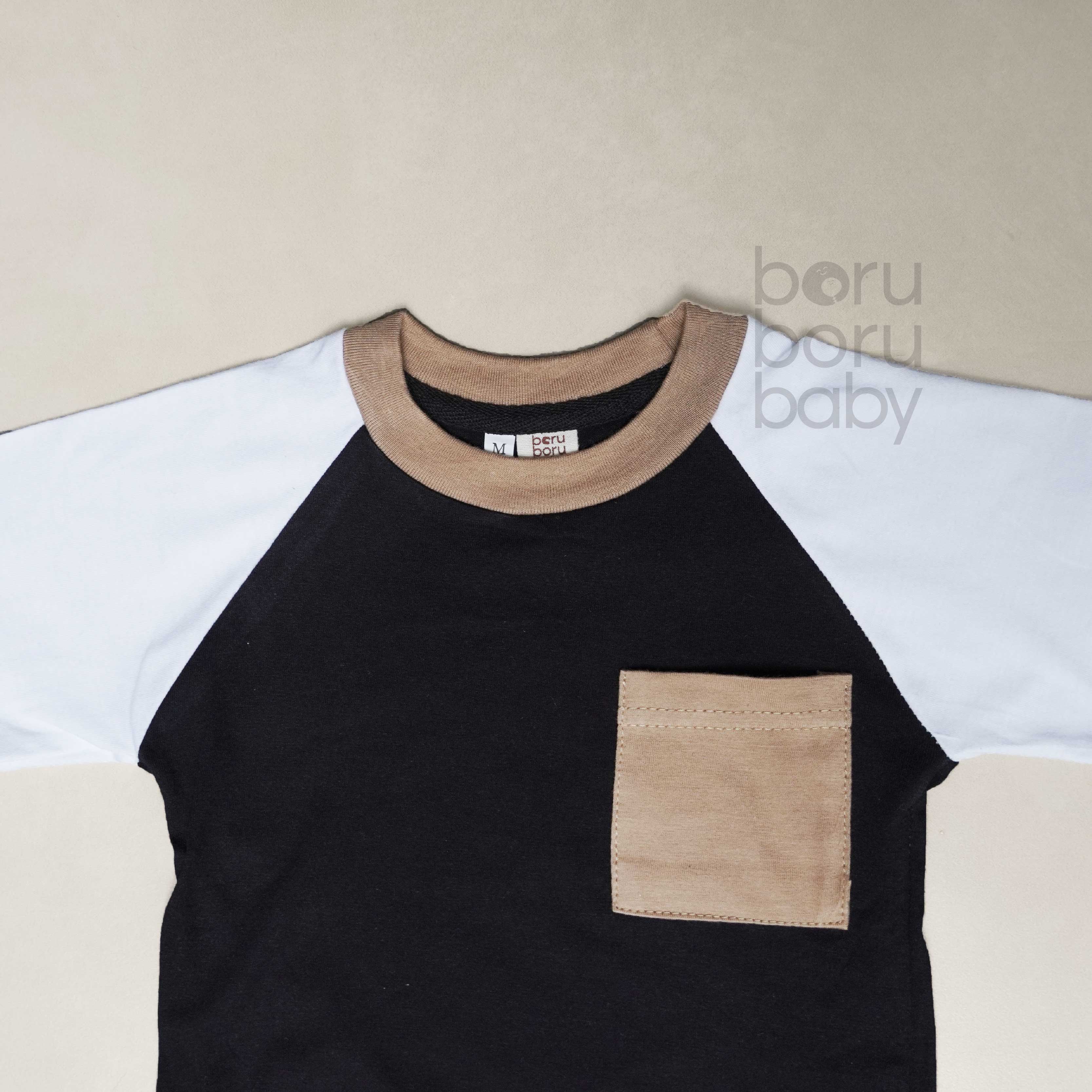 Mimo Raglan Tshirt - Kaos kombinasi basic bayi & anak - Oversize shirt