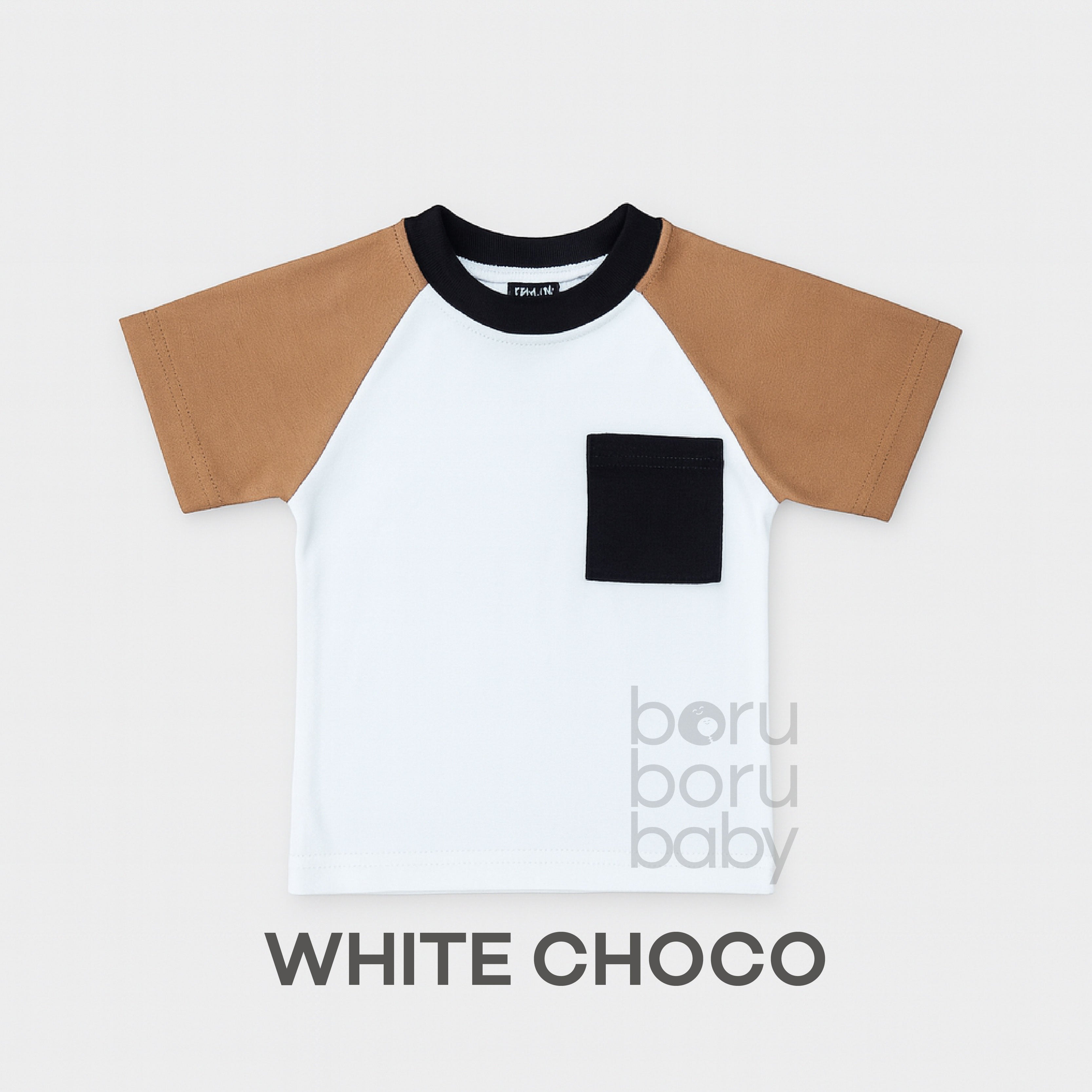 Mimo Raglan Tshirt - Kaos kombinasi basic bayi & anak - Oversize shirt