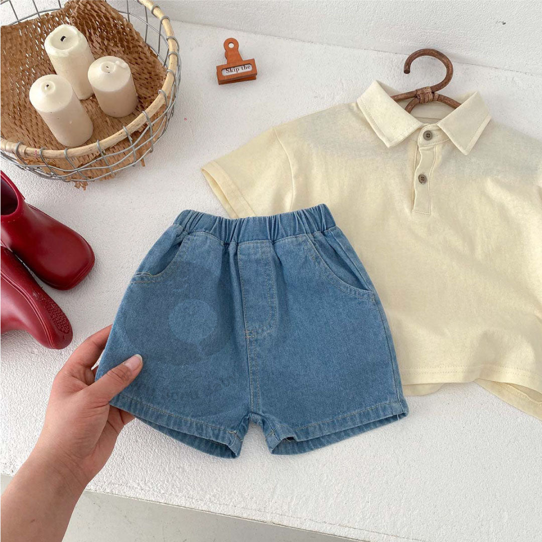 Baby Denim Short Pants - Celana Denim Jeans Bayi  - Celana Pendek Bayi