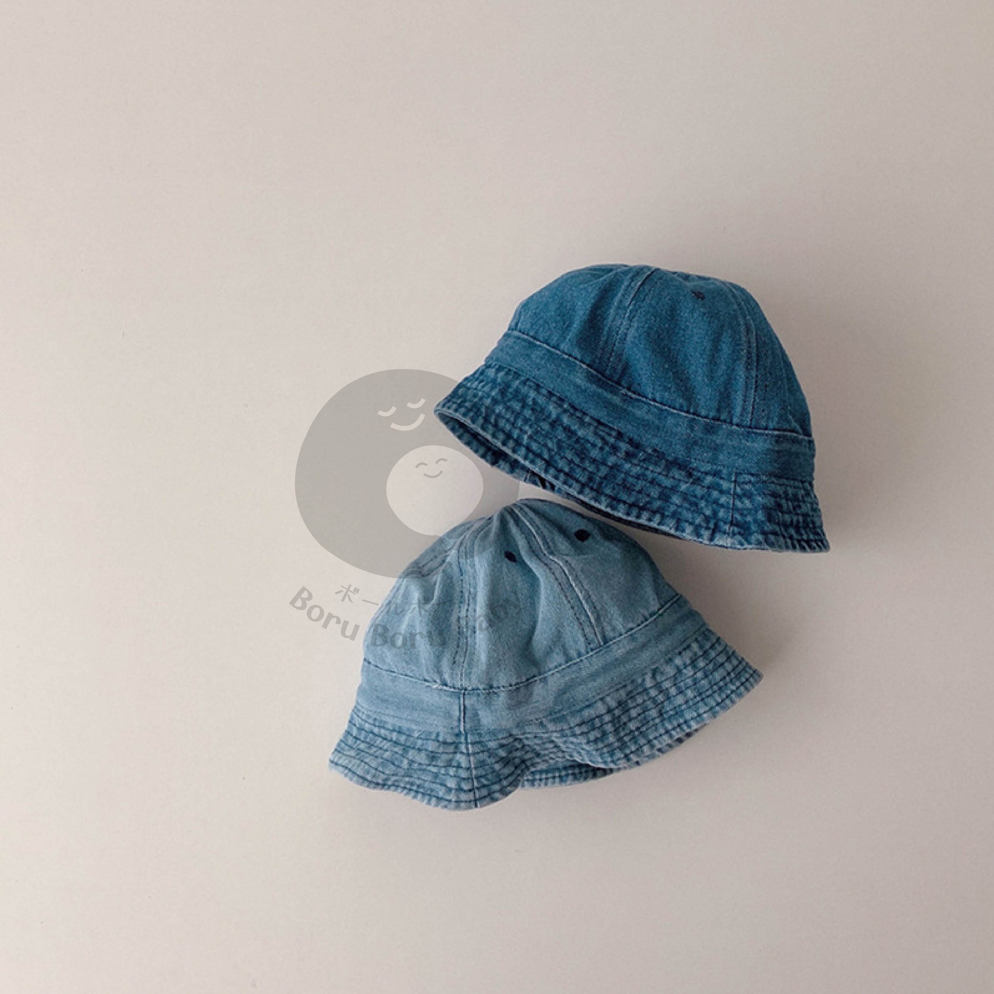 Topi denim bayi unisex - Lior Bucket Hat - Topi jeans outdoor anak