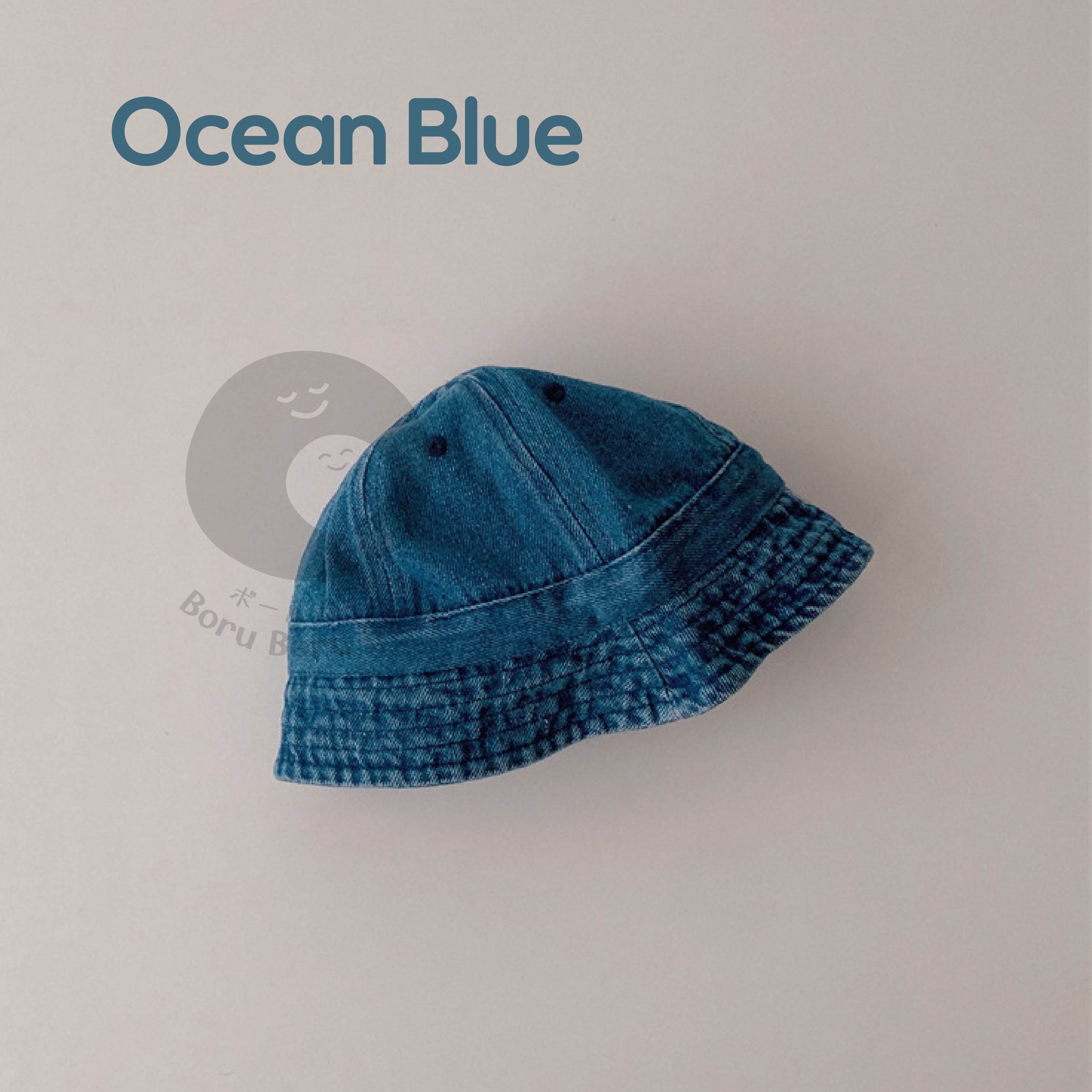 Topi denim bayi unisex - Lior Bucket Hat - Topi jeans outdoor anak