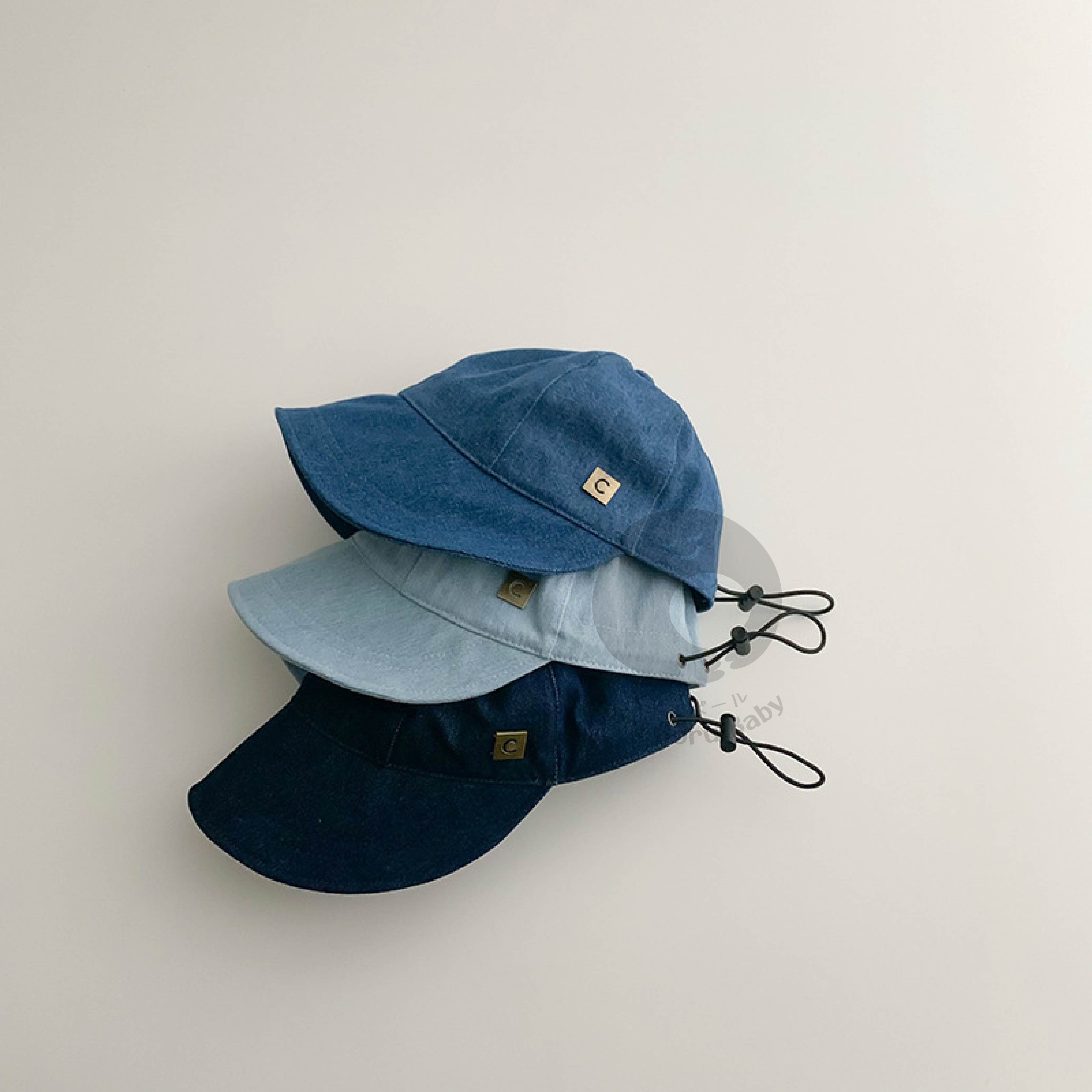 Topi denim bayi unisex - Luca Baseball Cap - Topi jeans outdoor anak