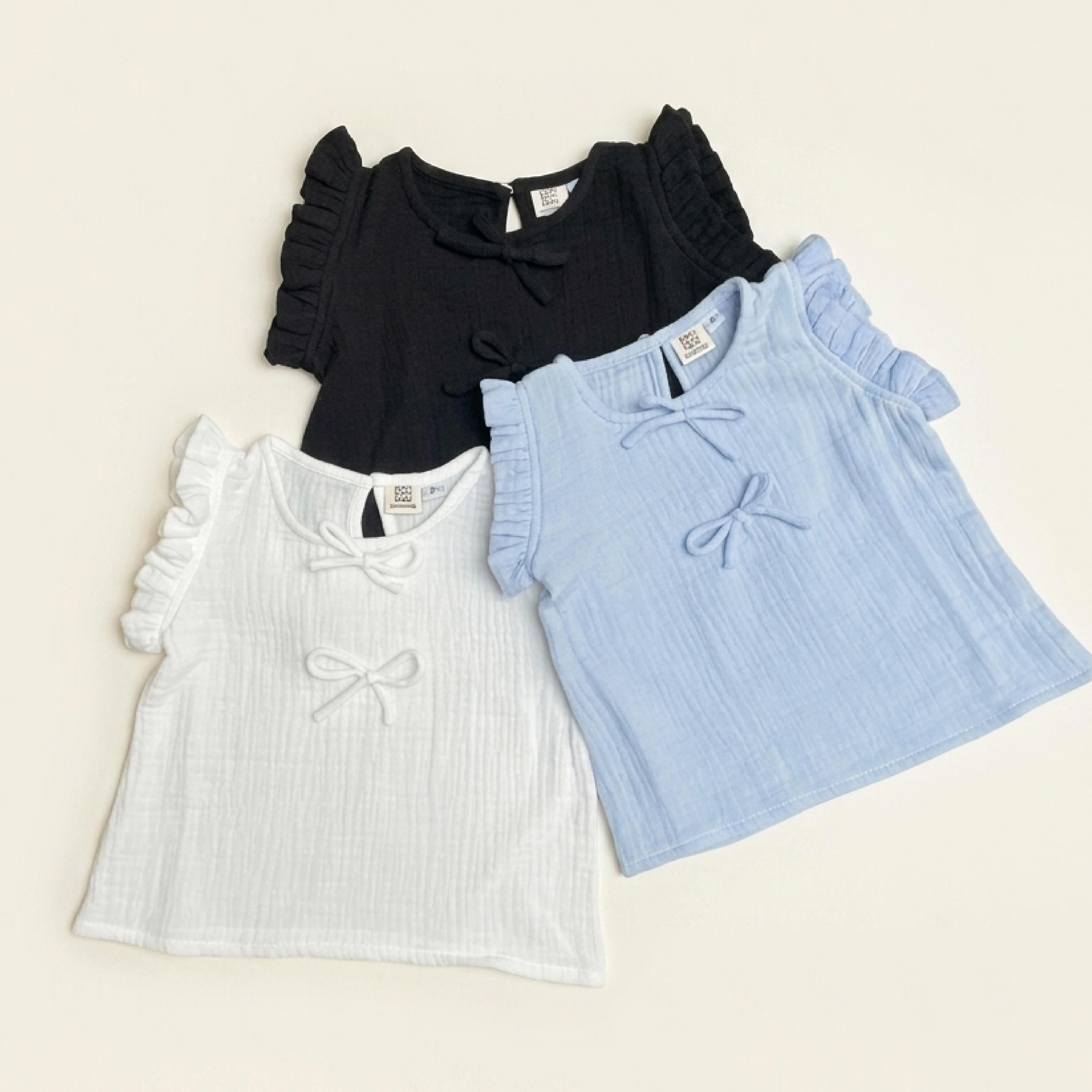 Kaoru Summer Shirt - Kaos Bayi Perempuan - Baju Tangan Kutung Anak Perempuan