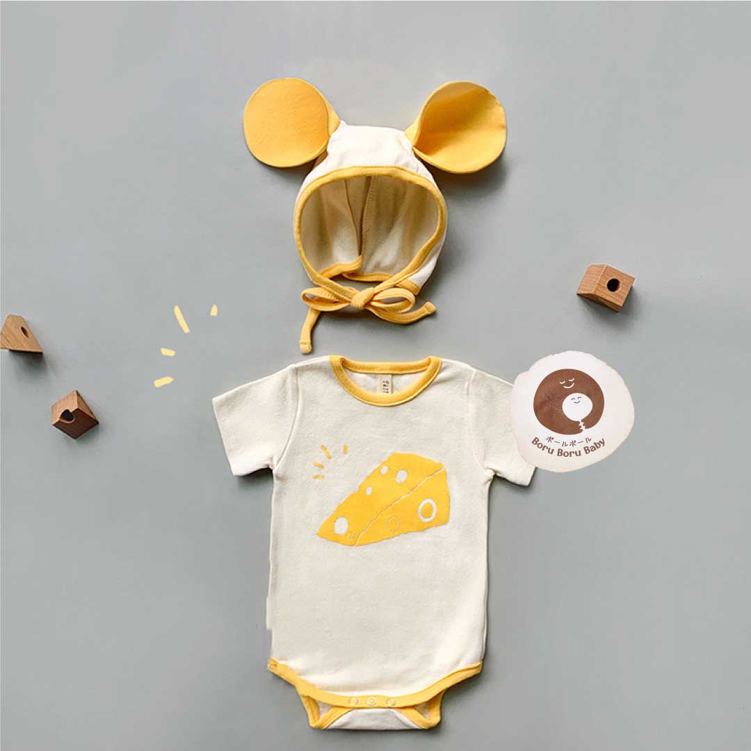 Cheese Mouse Romper