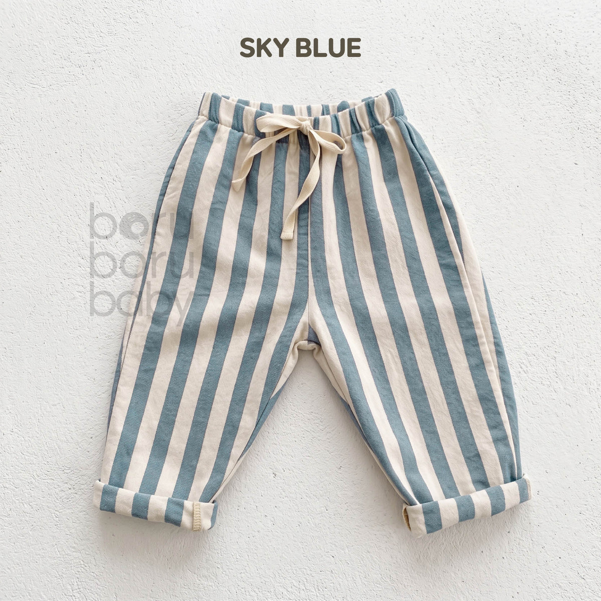 Moko Long Kids Pants - Celana Panjang Anak Stripe - Celana Tropis Anak