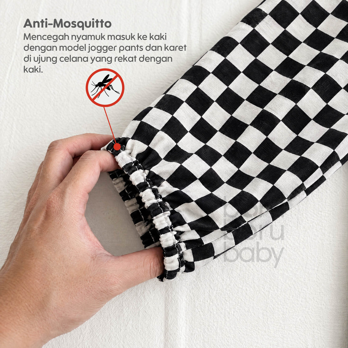 Maru Long Kids Pants - Celana Panjang Anak Stripe - Celana Tropis Anak