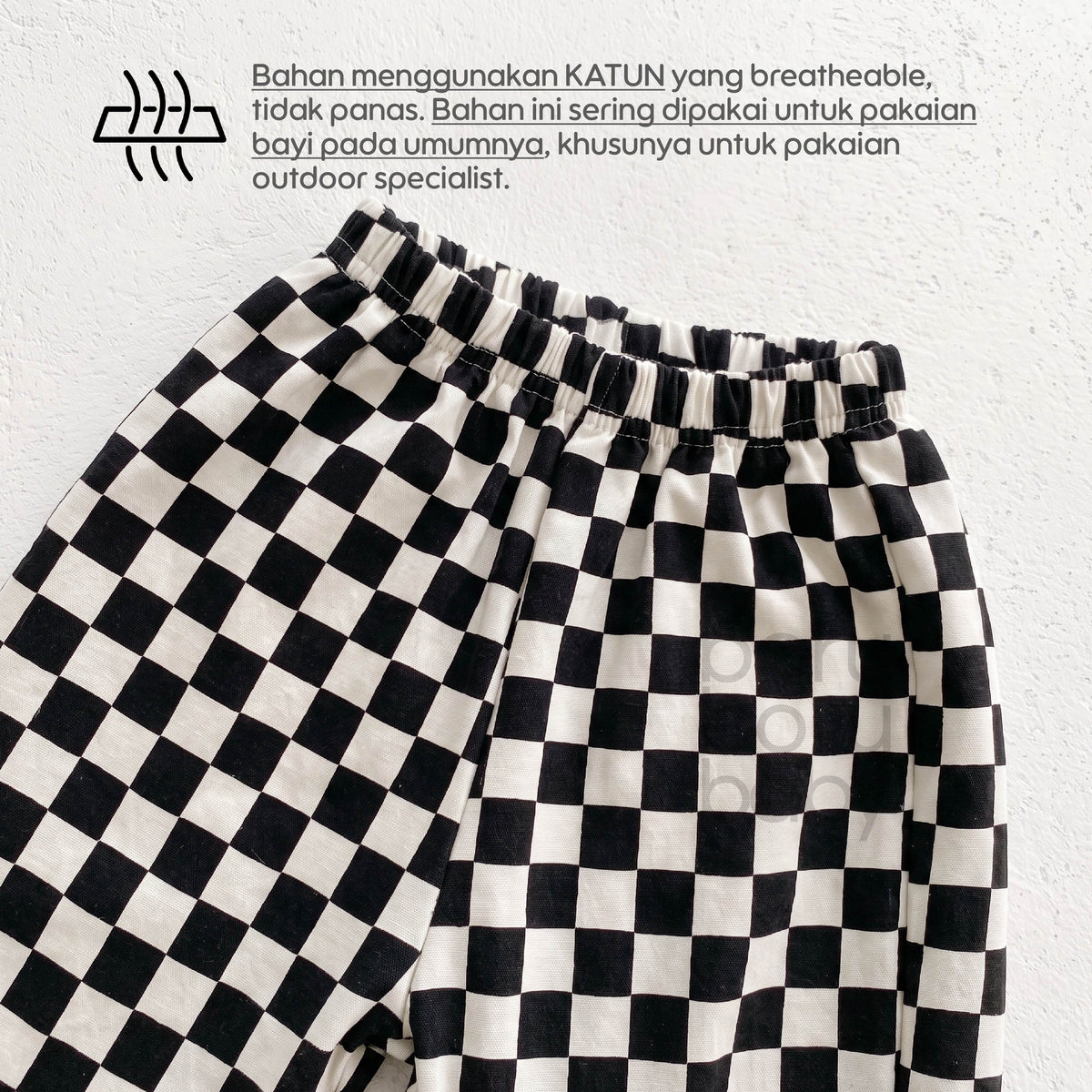 Maru Long Kids Pants - Celana Panjang Anak Stripe - Celana Tropis Anak