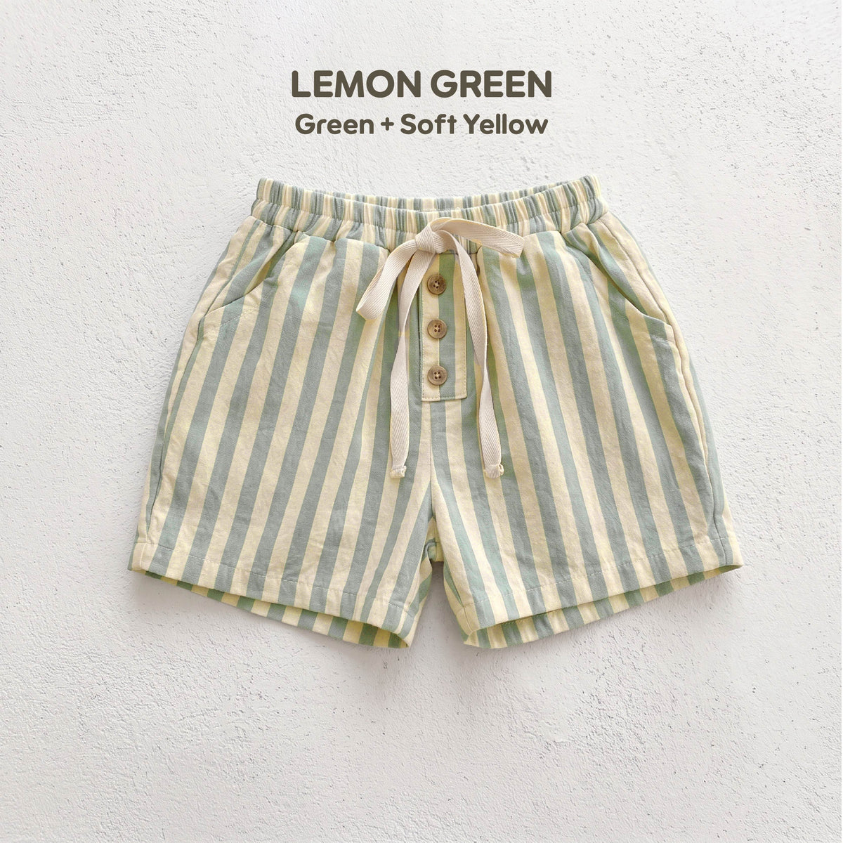 Piko Short Kids Pants - Celana Pendek Anak Stripe - Celana Tropis Anak