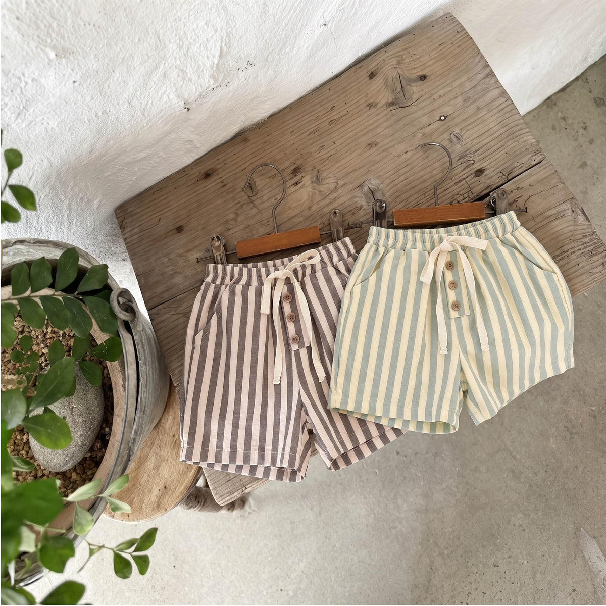 Piko Short Kids Pants - Celana Pendek Anak Stripe - Celana Tropis Anak