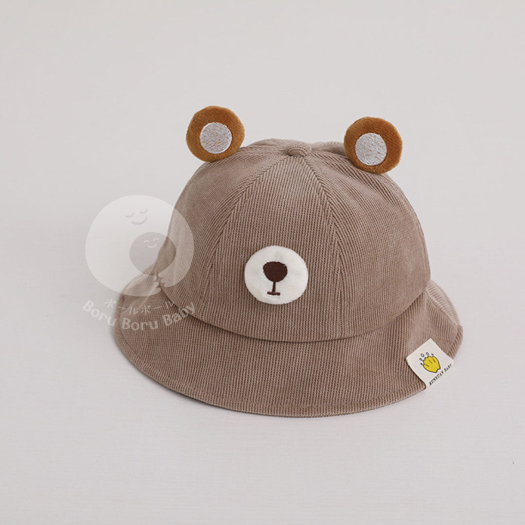 Bear Colduroy Hat Outdoor