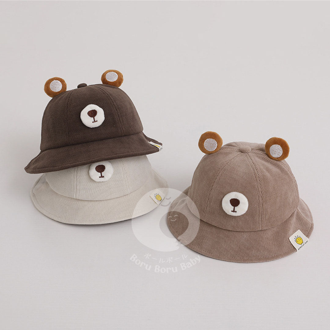 Bear Colduroy Hat Outdoor