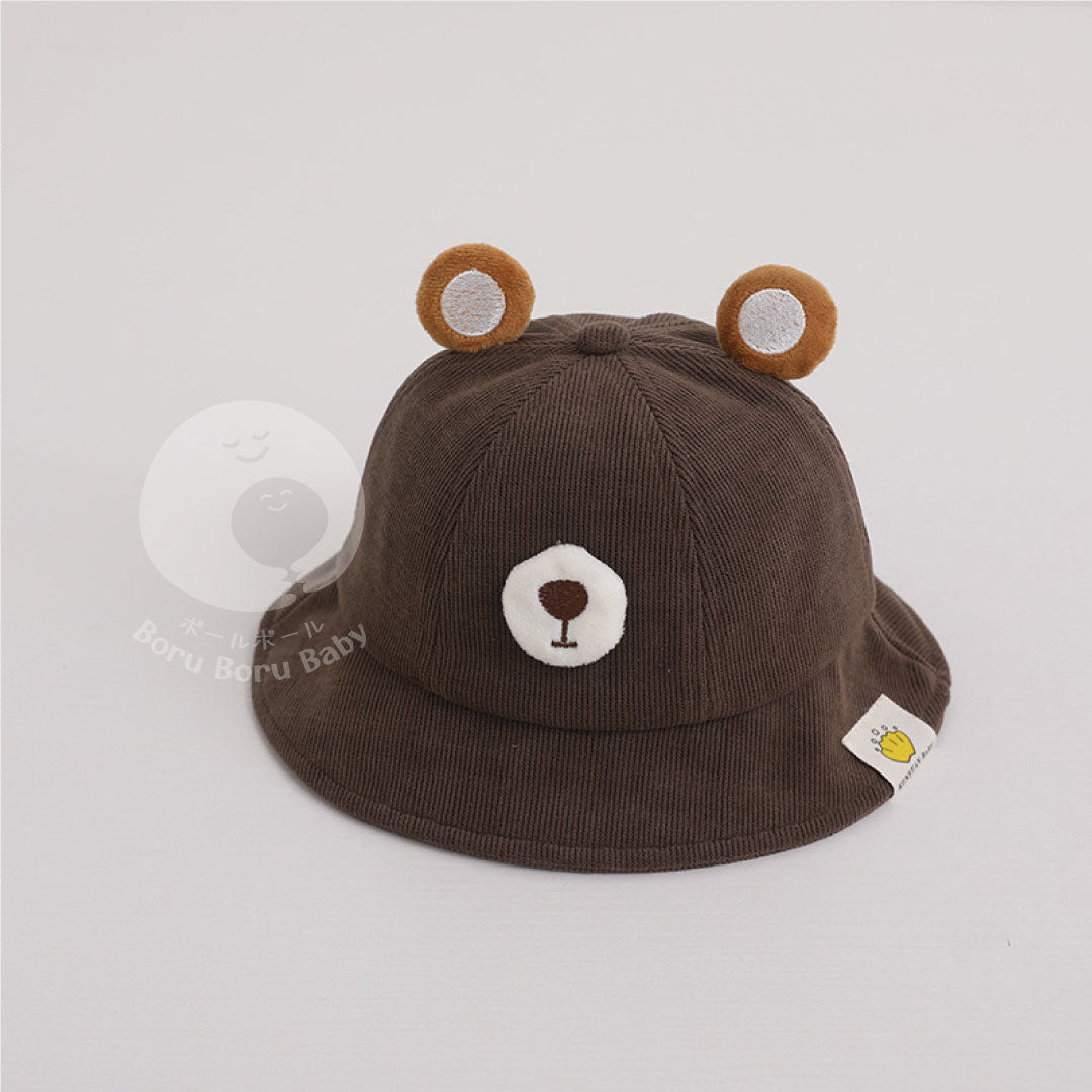 Bear Colduroy Hat Outdoor