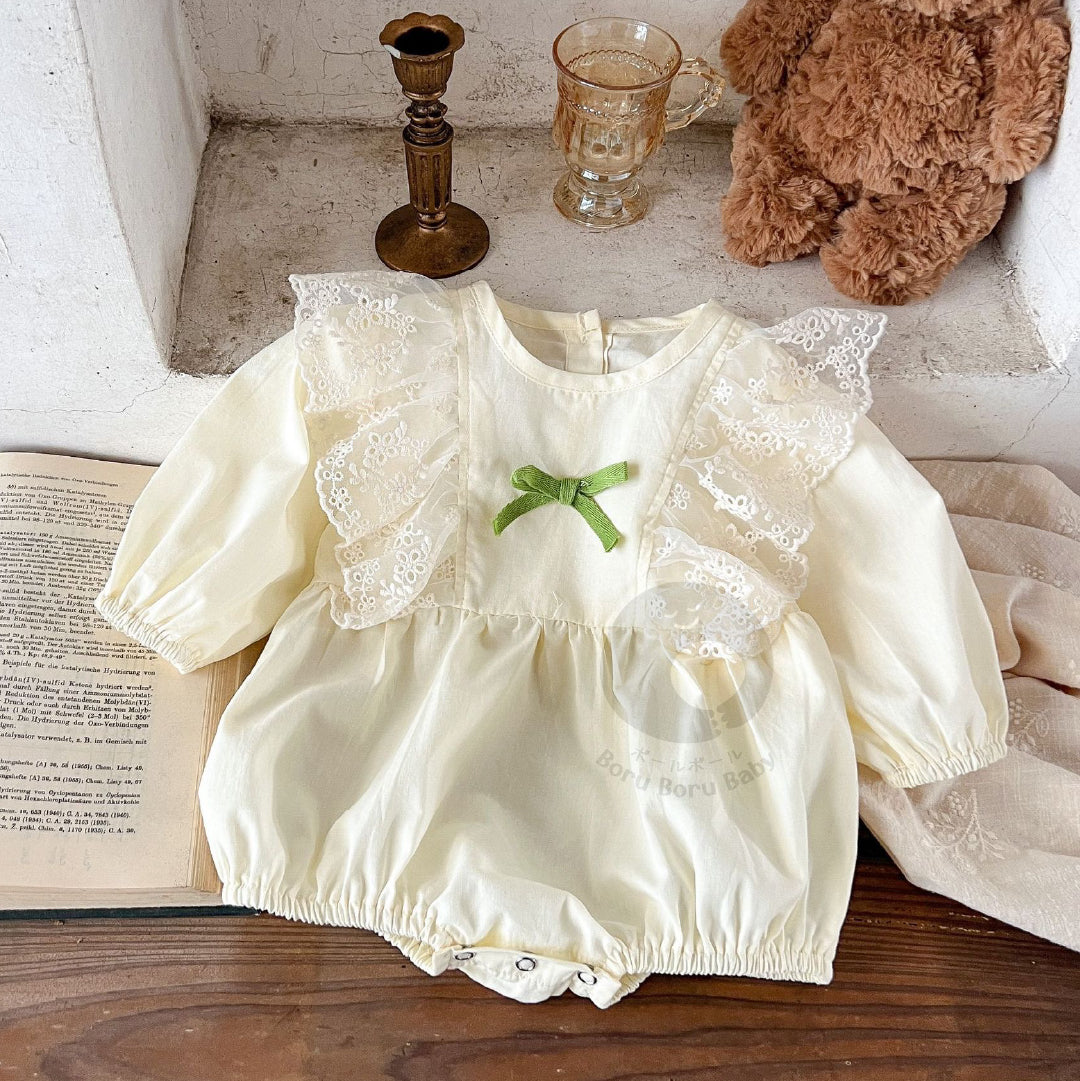 Ruka Romper - White Dress Bayi - Baju Anak Korean Style