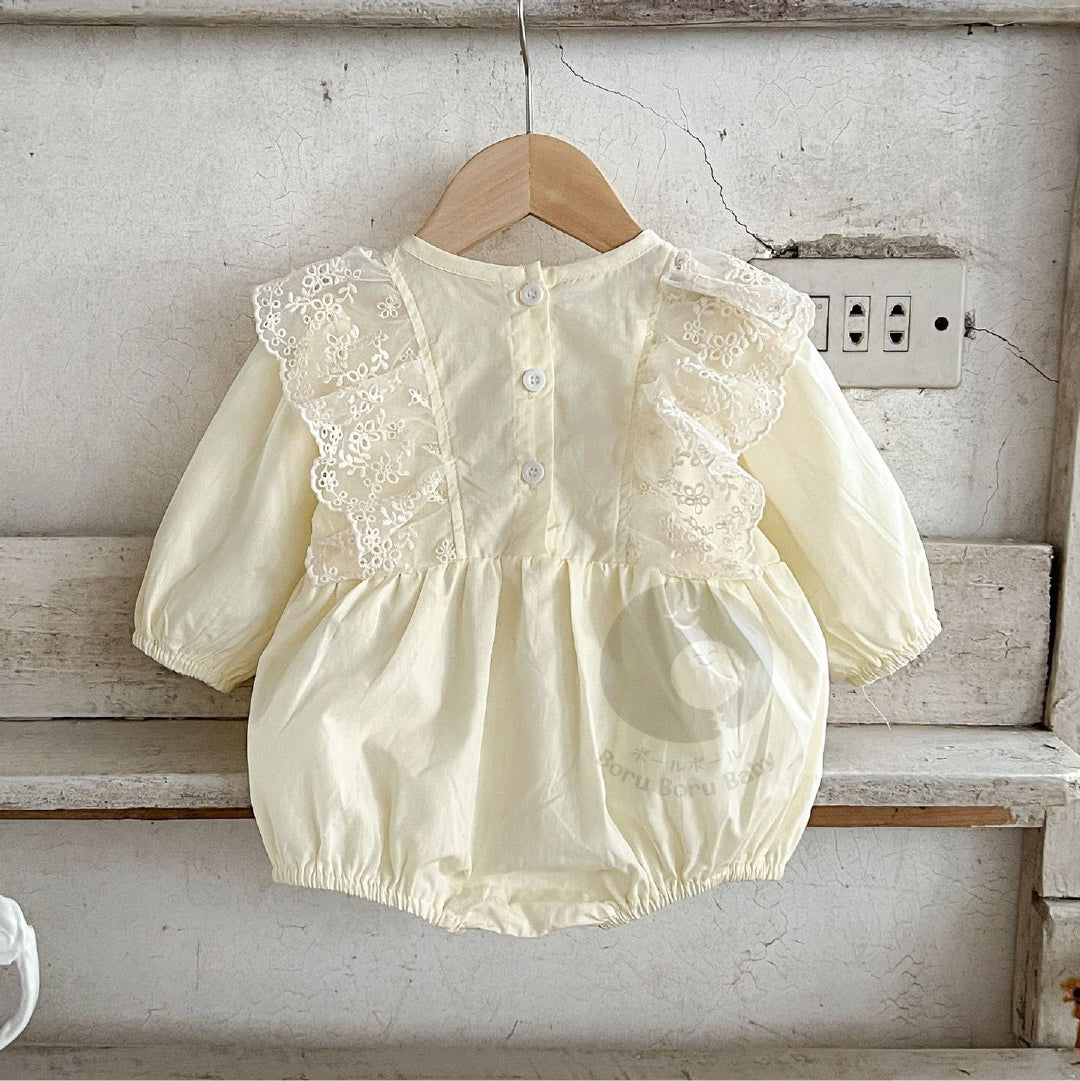 Ruka Romper - White Dress Bayi - Baju Anak Korean Style