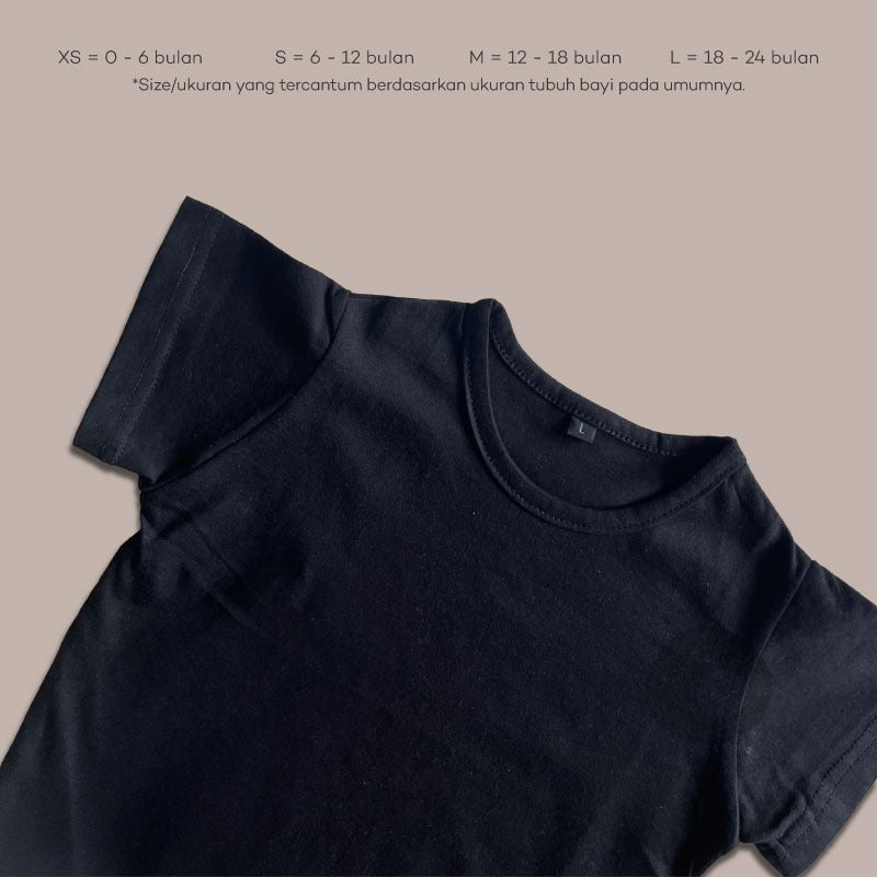 Simple basic top - Kaos atasan bayi - Tshirt bayi polos