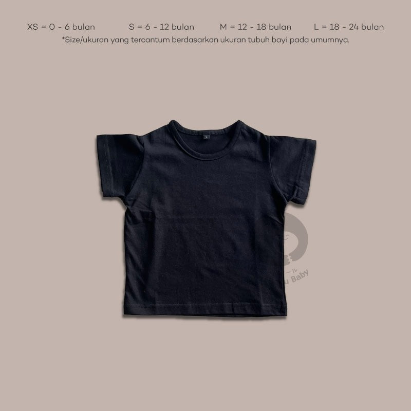 Simple basic top - Kaos atasan bayi - Tshirt bayi polos