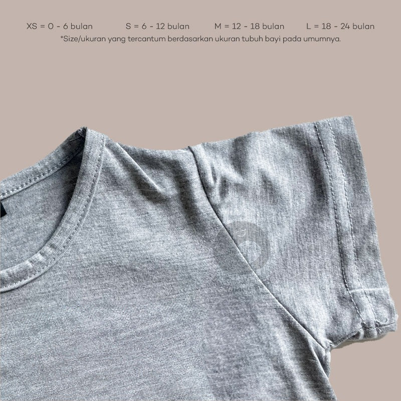 Simple basic top - Kaos atasan bayi - Tshirt bayi polos